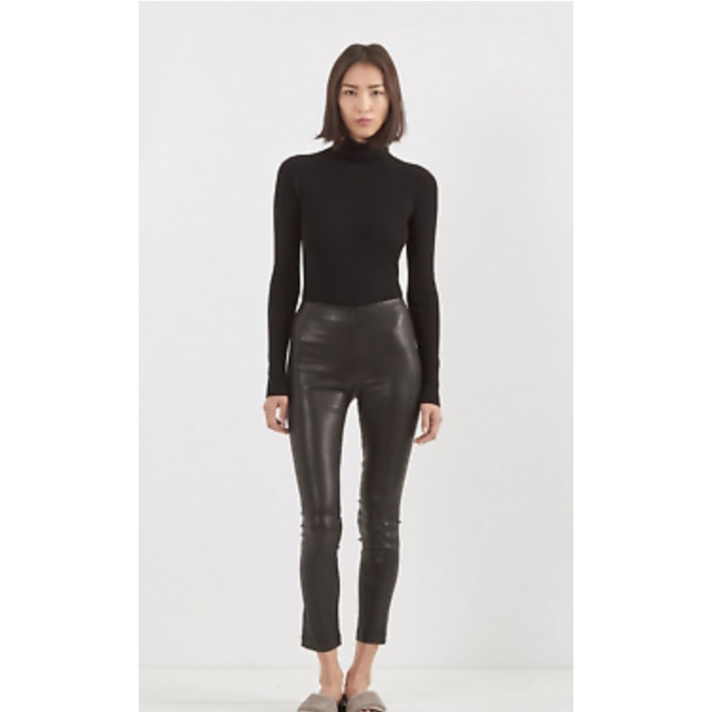 BNWT Rag & Bone Georgie Leather Leggings size 8